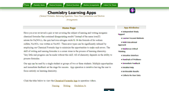 Desktop Screenshot of chemistryapp.org